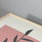 Quadro Com Moldura Folhagem Moderna