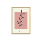 Quadro Com Moldura Folhagem Moderna