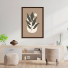 Quadro Com Moldura Folhagem Premium