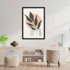 Quadro Com Moldura Folhas Premium