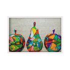 Quadro Com Moldura Frutas Em Pop Art