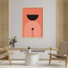 Quadro Com Moldura Geometric Elements