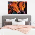 Quadro Com Moldura Horses