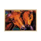 Quadro Com Moldura Horses