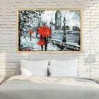 Quadro Com Moldura London Red