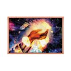 Quadro Com Moldura Mãos Iluminadas