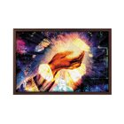 Quadro Com Moldura Mãos Iluminadas