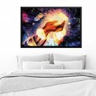 Quadro Com Moldura Mãos Iluminadas