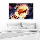 Quadro Com Moldura Mãos Iluminadas