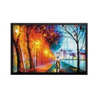 Quadro Com Moldura Margens Do Sena