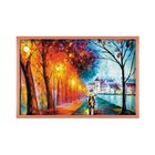 Quadro Com Moldura Margens Do Sena