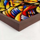 Quadro Com Moldura Máscaras Gregas