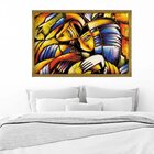 Quadro Com Moldura Máscaras Gregas