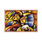 Quadro Com Moldura Máscaras Gregas