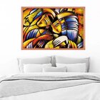 Quadro Com Moldura Máscaras Gregas