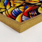 Quadro Com Moldura Máscaras Gregas