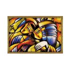 Quadro Com Moldura Máscaras Gregas