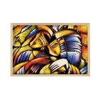 Quadro Com Moldura Máscaras Gregas