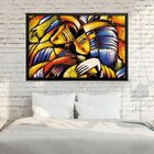 Quadro Com Moldura Máscaras Gregas