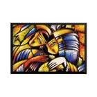 Quadro Com Moldura Máscaras Gregas