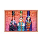 Quadro Com Moldura Matrioskas Ocidentais