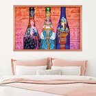 Quadro Com Moldura Matrioskas Ocidentais