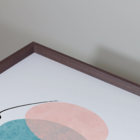 Quadro Com Moldura Minimalista Moderno