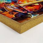 Quadro Com Moldura Musique Et Vin