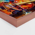 Quadro Com Moldura Musique Et Vin