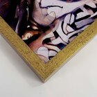 Quadro Com Moldura Olhos Azuis Abstrato