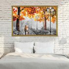 Quadro Com Moldura Outono Chuvoso