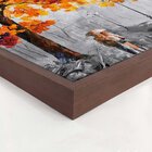 Quadro Com Moldura Outono Chuvoso