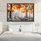 Quadro Com Moldura Outono Chuvoso