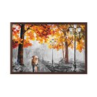 Quadro Com Moldura Outono Chuvoso