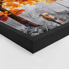 Quadro Com Moldura Outono Chuvoso