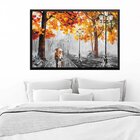 Quadro Com Moldura Outono Chuvoso