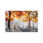 Quadro Com Moldura Outono Chuvoso