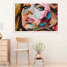 Quadro Com Moldura Painting Girl