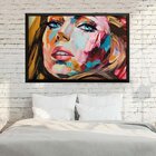 Quadro Com Moldura Painting Girl
