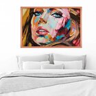 Quadro Com Moldura Painting Girl