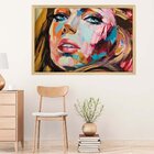 Quadro Com Moldura Painting Girl