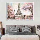 Quadro Com Moldura Primavera Em Paris