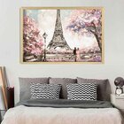 Quadro Com Moldura Primavera Em Paris