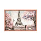 Quadro Com Moldura Primavera Em Paris
