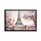 Quadro Com Moldura Primavera Em Paris