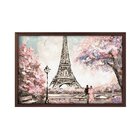 Quadro Com Moldura Primavera Em Paris