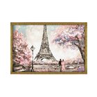 Quadro Com Moldura Primavera Em Paris