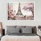 Quadro Com Moldura Primavera Em Paris