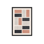 Quadro Com Moldura Quadrados Com Linhas