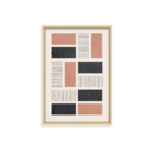 Quadro Com Moldura Quadrados Com Linhas